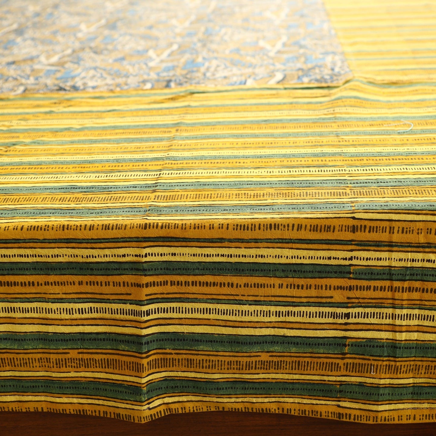 ajrakh double bed cover set