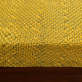 Buy Ajrakh Print with Kalamkari Patch Cotton Bedsheet Set