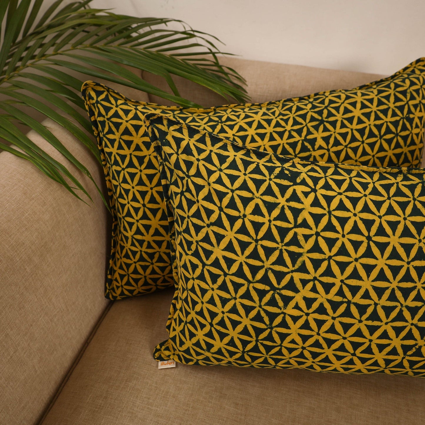 Akola cotton pillow covers (set of 2) 06 - handcrafted