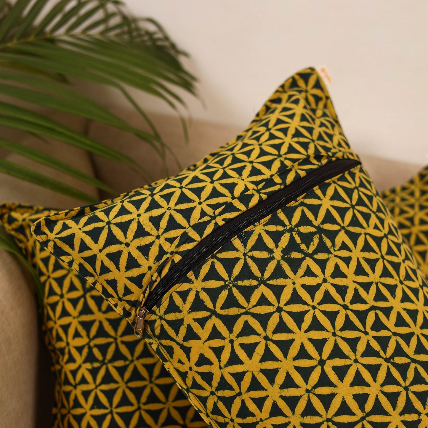 Akola cotton pillow covers (set of 2) 06 - handcrafted