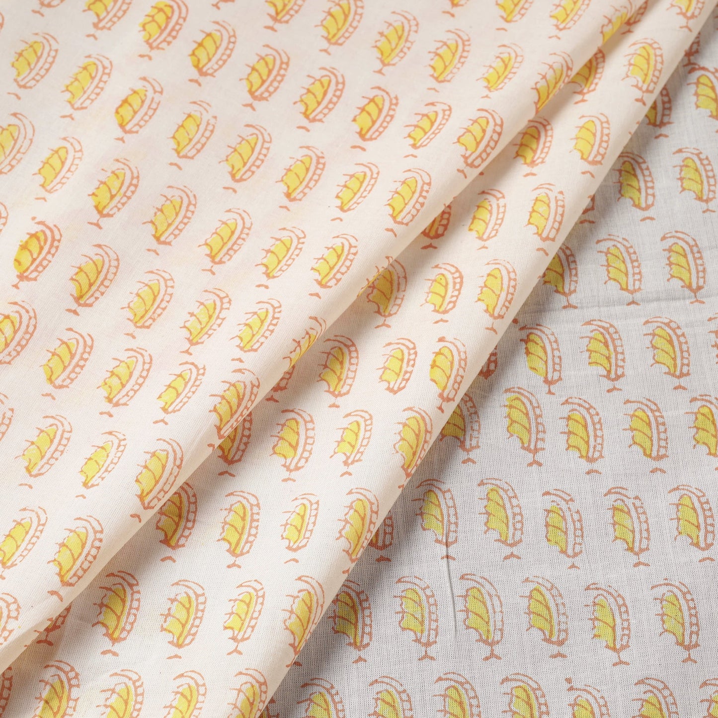 Buy Akola Block Printed Cotton Fabric Online l iTokri.com