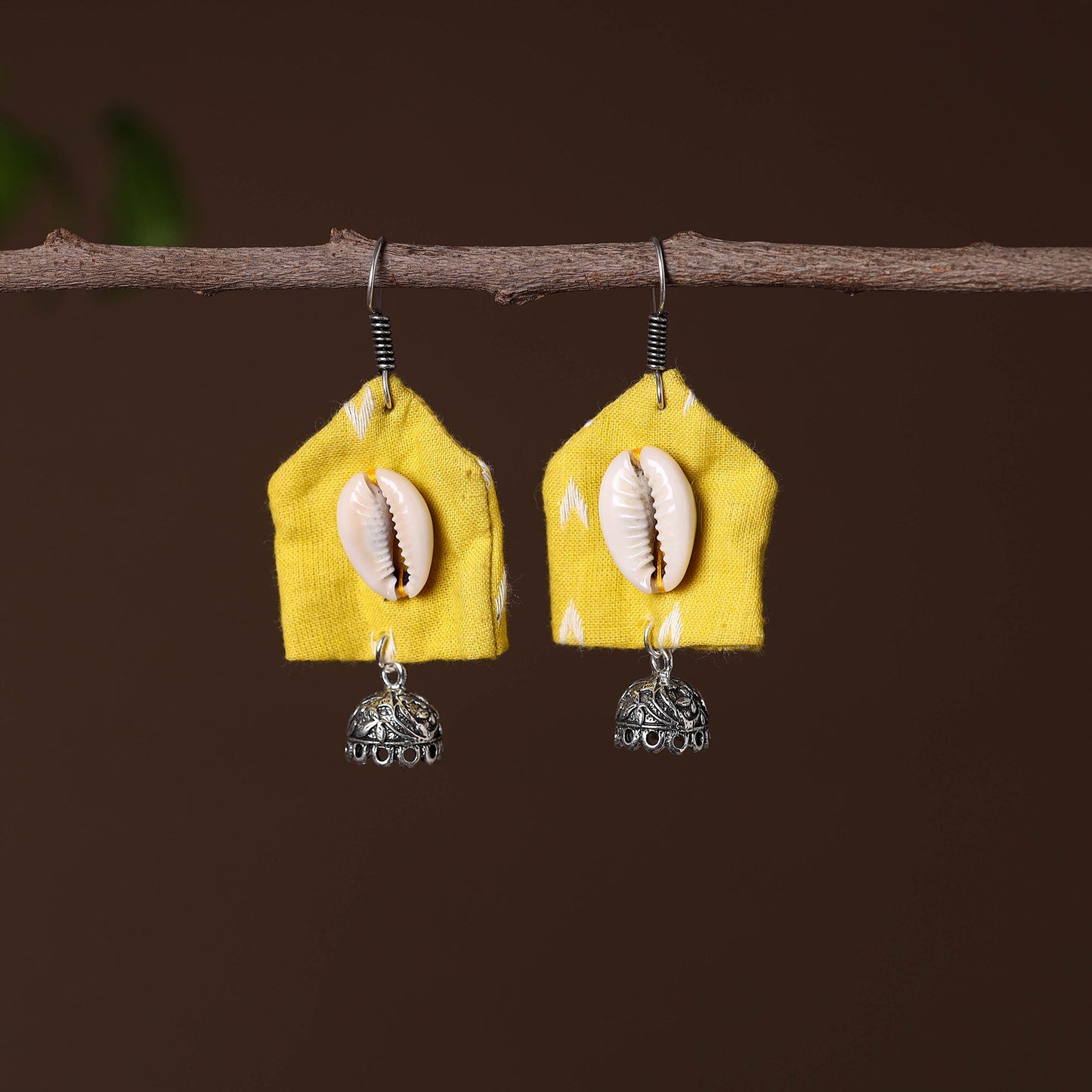  Zoya German Silver Fabart Earrings 