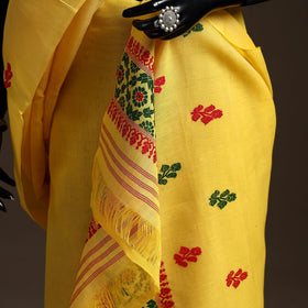 Assam handloom silk cotton mekhela chador with blouse piece