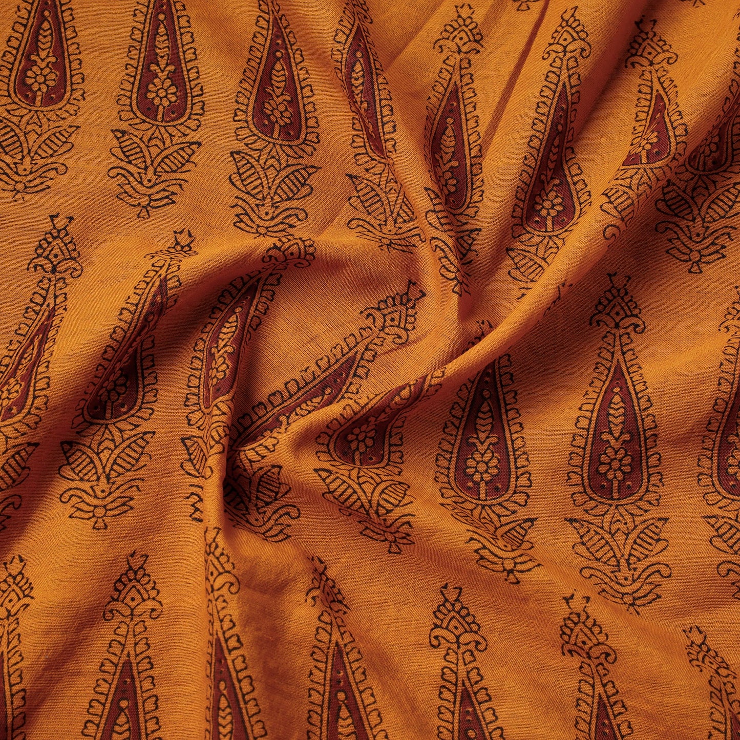  Bagh Hand Block Printed Chanderi Silk Handloom Fabric 