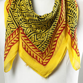  Bagru Block Printed Mul Cotton Scarf Online at iTokri.com