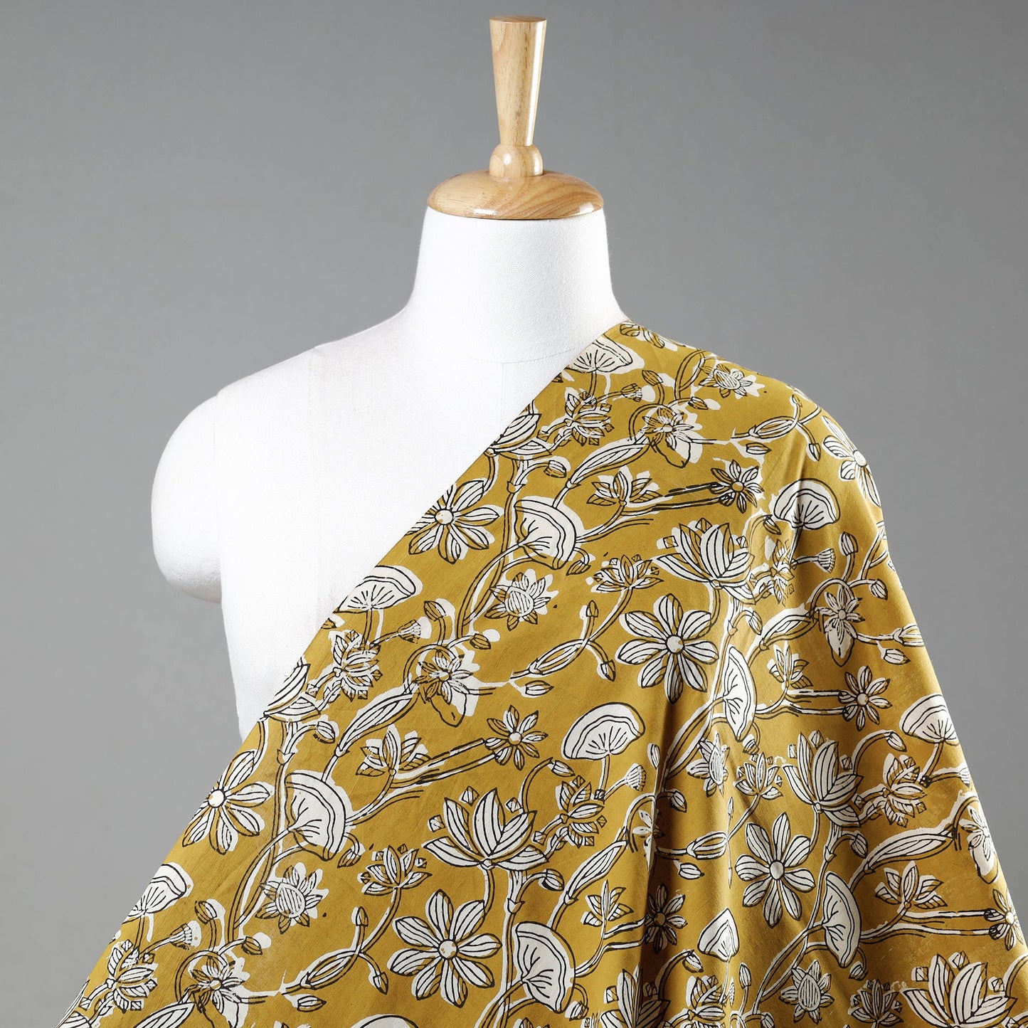 Traditional Bagru Print Fabric from Rajasthan