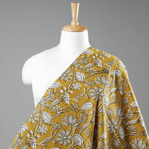 Traditional Bagru Print Fabric from Rajasthan