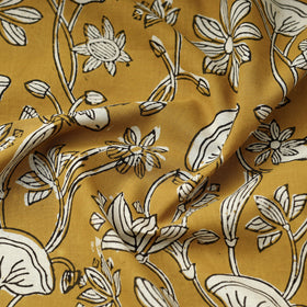 Traditional Bagru Print Fabric from Rajasthan
