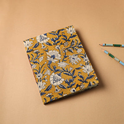 Bagru Fabric Cover Handmade Paper Notebook
