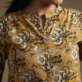 Bagru Hand Block Printed Cotton Long Kurta 