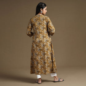  Bagru Hand Block Printed Cotton Long Kurta 