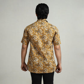 Buy Bagru Hand Block Printed Cotton Men Half Sleeve Shirt Online at iTokri.com