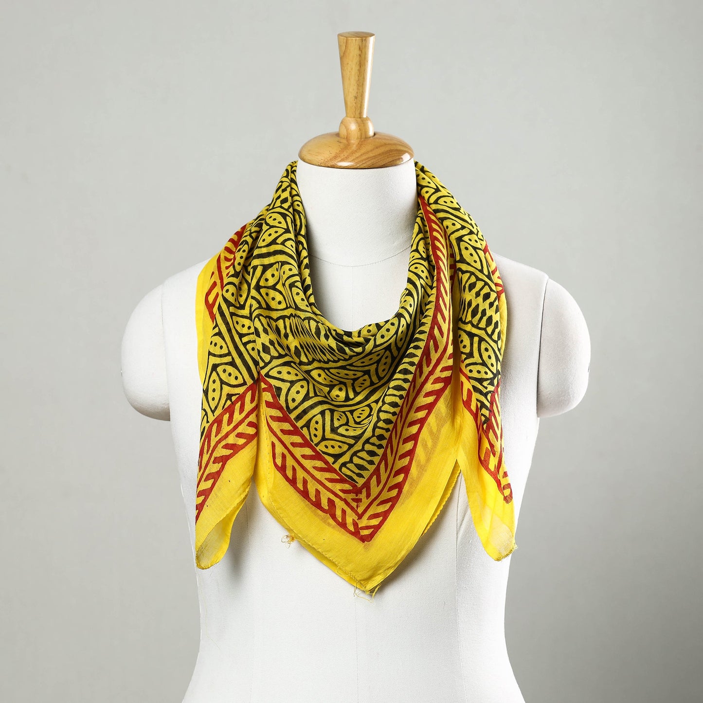  Bagru Block Printed Mul Cotton Scarf Online at iTokri.com