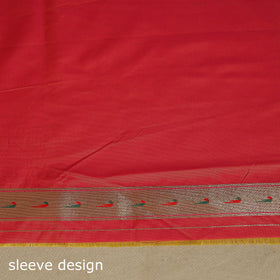 Yellow - bangalore silk paithani saree 05 - handcrafted