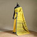 Yellow - bengal handwoven cotton begumpuri saree 27