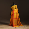 Yellow - bengal handwoven cotton begumpuri saree 34