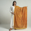  Bengal Kantha Embroidery Block Printed Silk Handloom Dupatta 17 