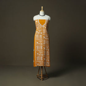 Bengal kantha hand embroidered cotton unstitched kurta