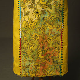 Bengal kantha hand embroidered cotton unstitched kurta