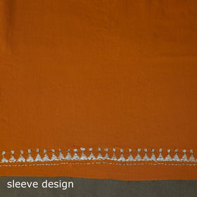 Bengal kantha hand embroidered cotton unstitched kurta