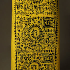 Bengal kantha hand embroidered cotton unstitched kurta
