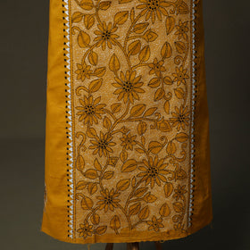 Bengal kantha hand embroidered cotton unstitched kurta