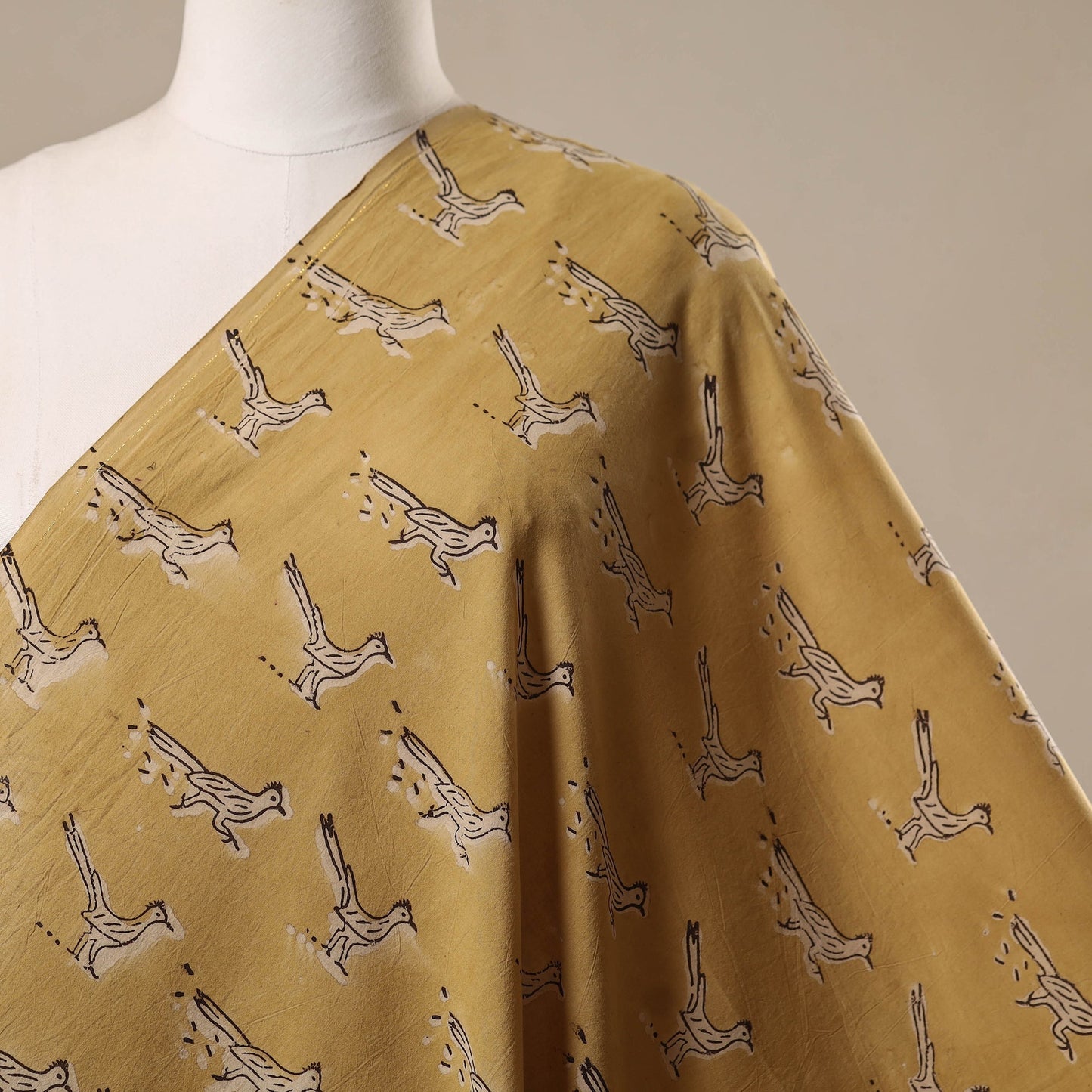 Bindaas cotton natural dyed fabric 13 - handcrafted