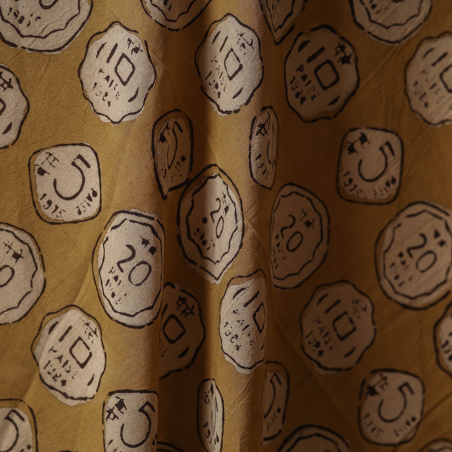 Bindaas cotton natural dyed fabric 07 - handcrafted