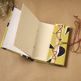 Bindaas fabric cover handmade paper notebook with thread