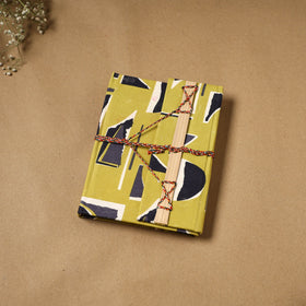 Bindaas fabric cover handmade paper notebook with thread