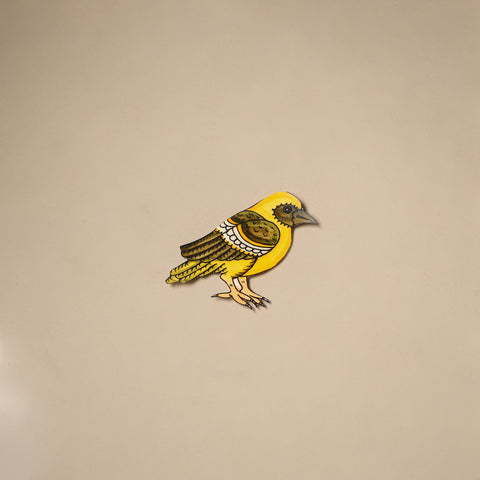 Bird - tholu bommalata leather puppet fridge magnet 10