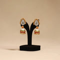 Bishnupur handpainted terracotta jhumki earrings 116