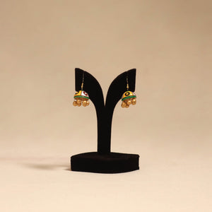 Bishnupur handpainted terracotta jhumki earrings 48