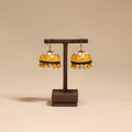 Bishnupur handpainted terracotta jhumki earrings 91
