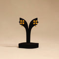 Bishnupur handpainted terracotta stud earrings 169