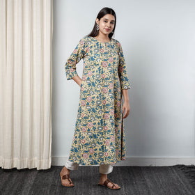  Sanganeri Block Printed Kurta
