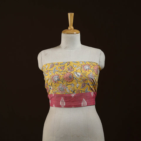 Block print cotton sanganeri blouse piece 11 - handcrafted