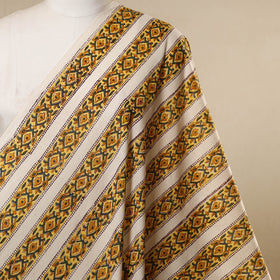 Yellow - cotton sanganeri fabric 13 - handcrafted