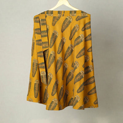  Block Print Cotton Wrap Around Ajrakh Skirt Online