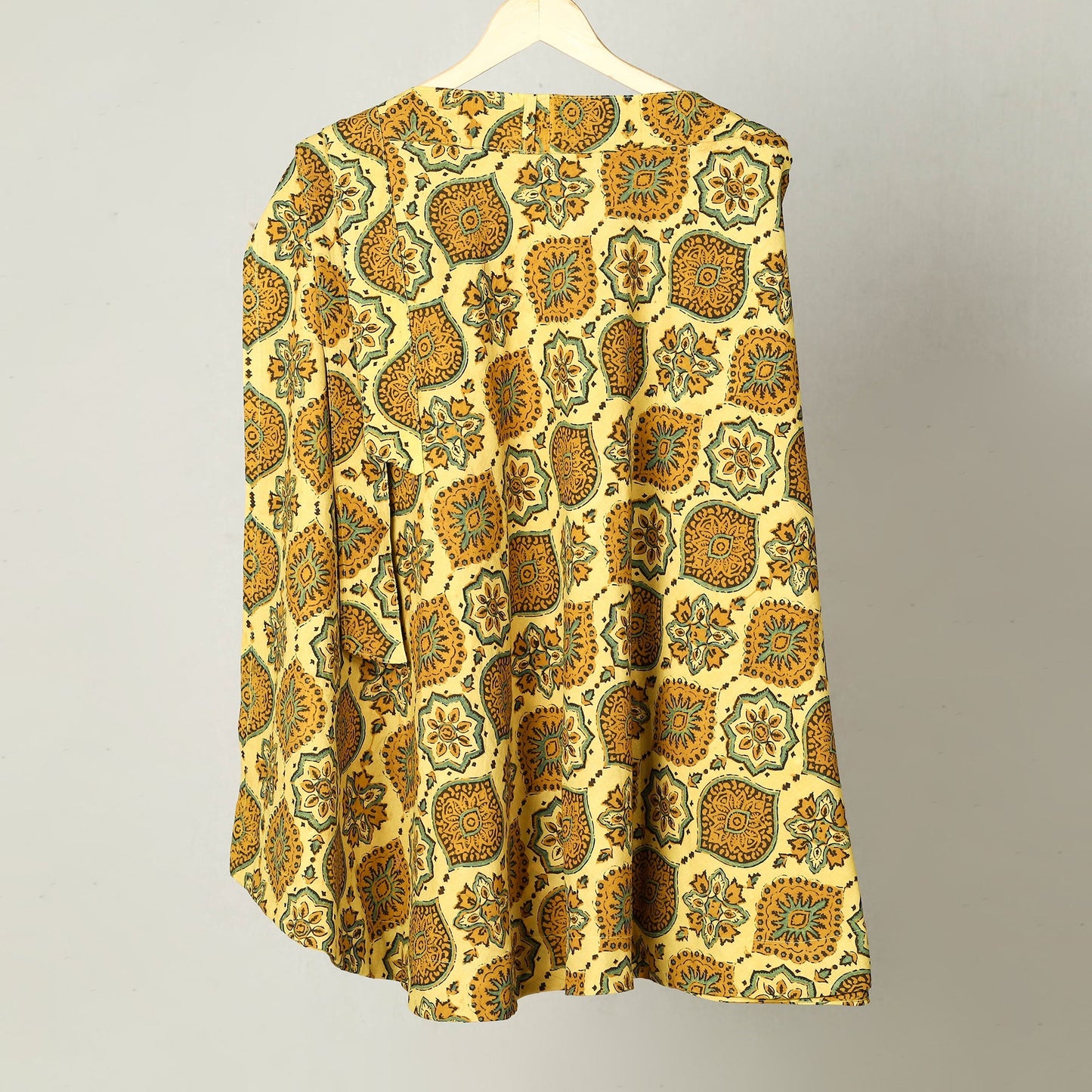  Block Print Cotton Wrap Around Ajrakh Skirt Online
