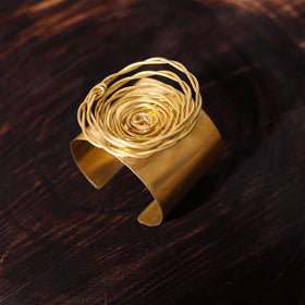 Buy Brass Metal Handcrafted Dokra Bracelet (Adjustable)