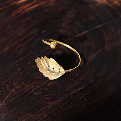 Buy Brass Metal Handcrafted Dokra Bracelet (Adjustable)