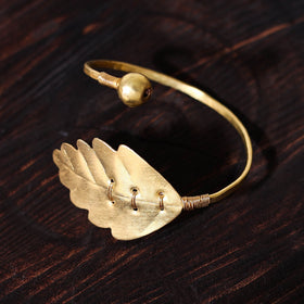 Buy Brass Metal Handcrafted Dokra Bracelet (Adjustable)