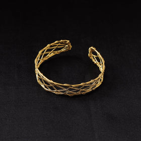 Brass metal handcrafted dokra bracelet by asalkaar