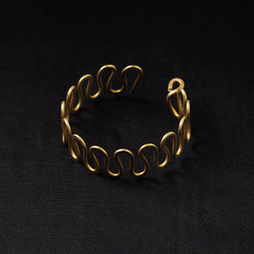 Brass metal handcrafted dokra bracelet by asalkaar