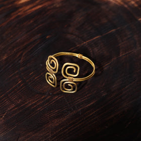 Buy Brass Metal Handcrafted Dokra Bracelet (Adjustable)