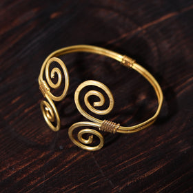 Buy Brass Metal Handcrafted Dokra Bracelet (Adjustable)