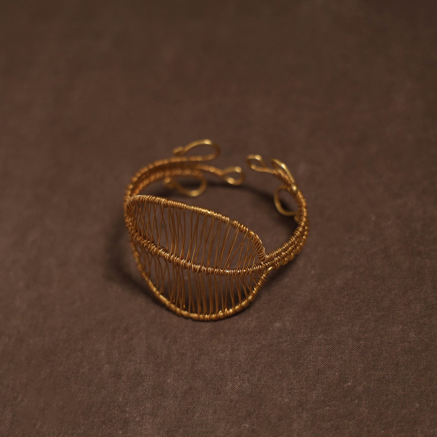 Brass metal handcrafted bracelet (adjustable) 71
