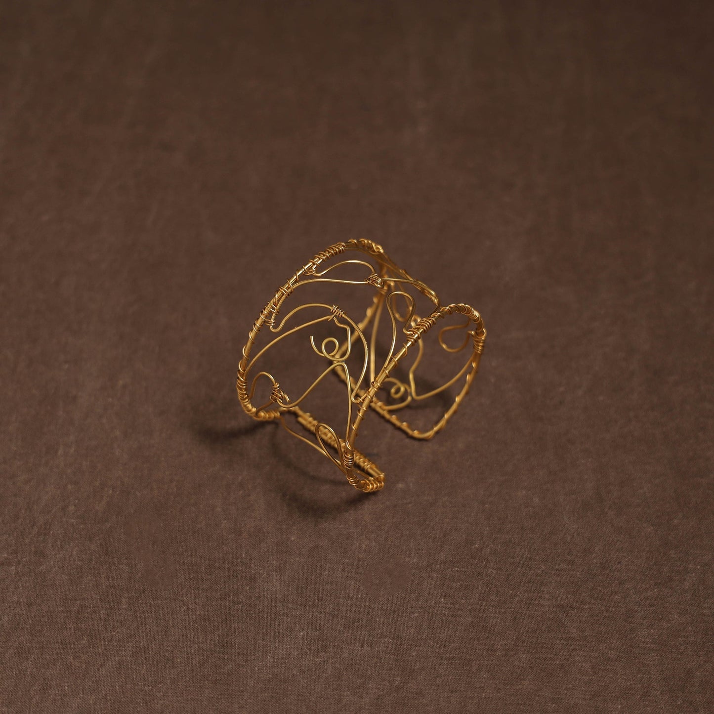 Brass metal handcrafted bracelet (adjustable) 72