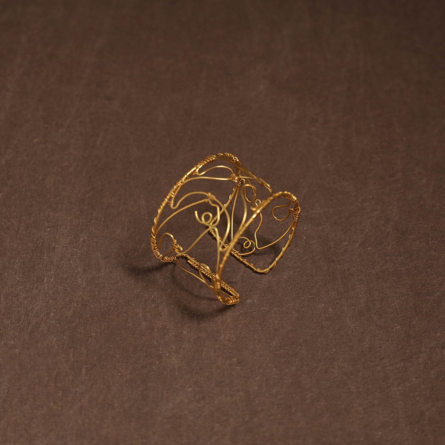 Brass metal handcrafted bracelet (adjustable) 72